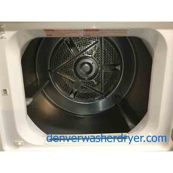 Full-Size 27″ Frigidaire Stacked Laundry Center, 220V, Commercial Heavy Duty, 1-Year Warranty!