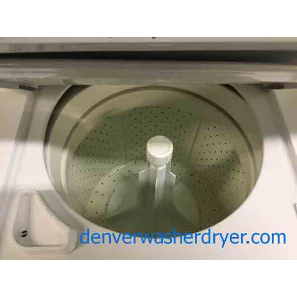 Full-Size 27″ Frigidaire Stacked Laundry Center, 220V, Commercial Heavy Duty, 1-Year Warranty!