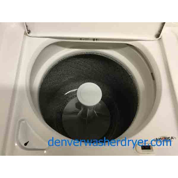 American Made Amana Washing Machine with Agitator! FullSize, 1Year