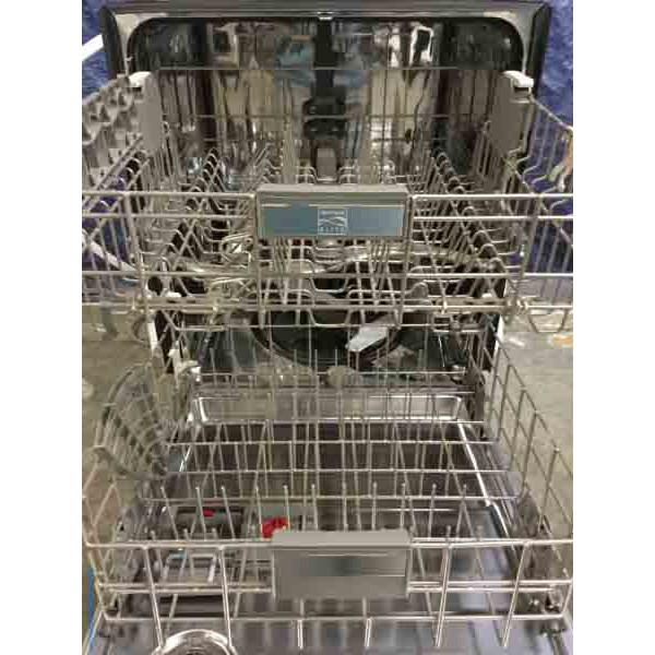 Used Stainless Dishwasher, Kenmore Elite, 24″ Built-In with Hidden Controls, 5-Year Warranty!-Brand-New Frigidaire Stackable(Unitized) Laundry Center, Electric, Titanium Color, Energy Star, 1-Year Warranty
