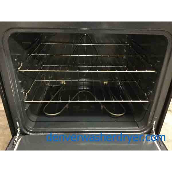 Black CoilTop Frigidaire Range, Electric, SelfCleaning, 1Year