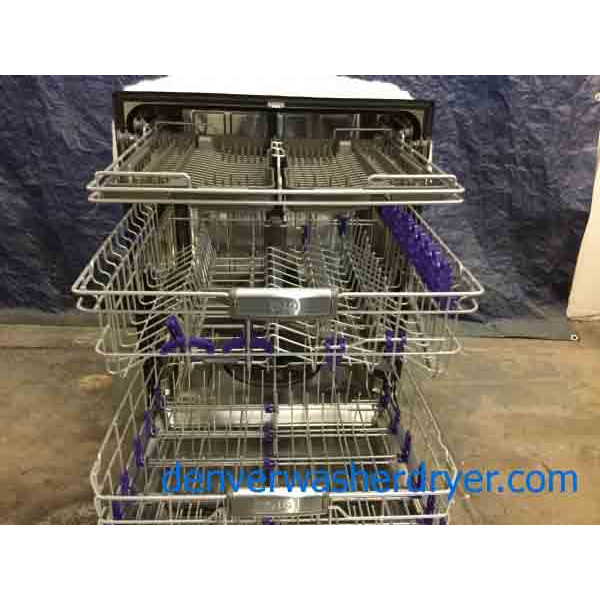 Used Stainless LG Dishwasher, DirectDrive, Hidden Control, 3Racks