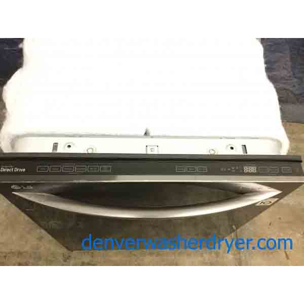 Used Stainless LG Dishwasher, DirectDrive, Hidden Control, 3Racks