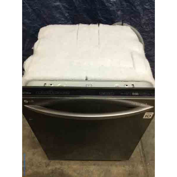 Used Stainless LG Dishwasher, DirectDrive, Hidden Control, 3Racks