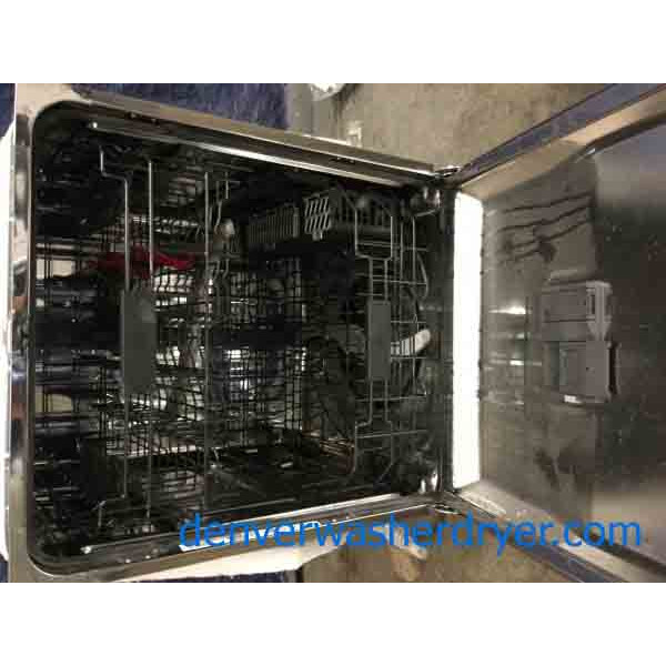 Slate GE Dishwasher, BrandNew, Hidden Control, Bottle Jets, 1Year