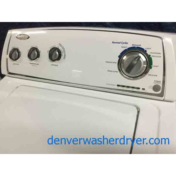 Astounding Whirlpool Full Size Laundry Set, Electric, 1-Year Warranty