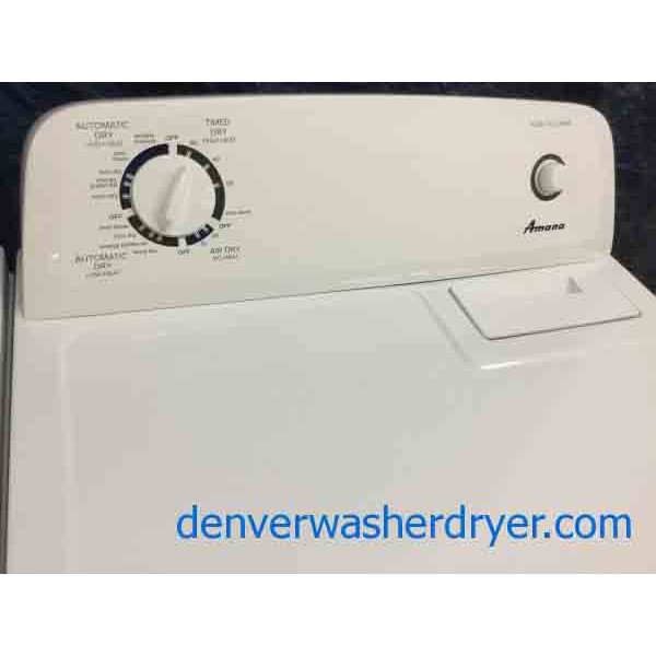 Amazing Amana Washer Dryer Set, Electric, Full-Size, 1-Year Warranty