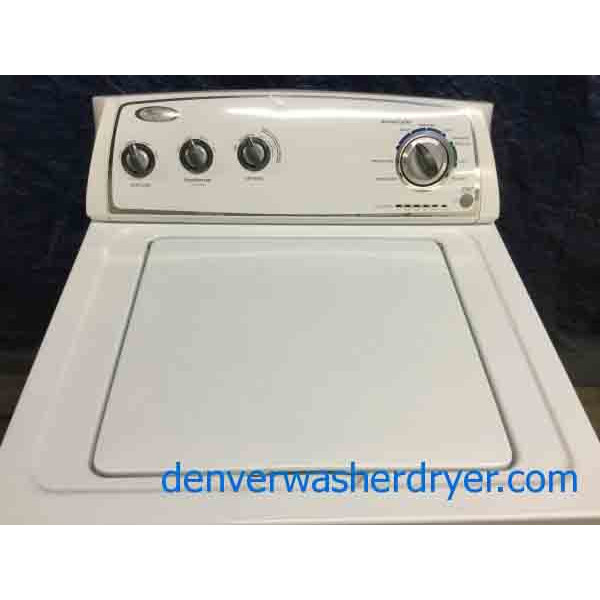 Super Capacity Whirlpool Washing Machine with Agitator. 30Day Warranty