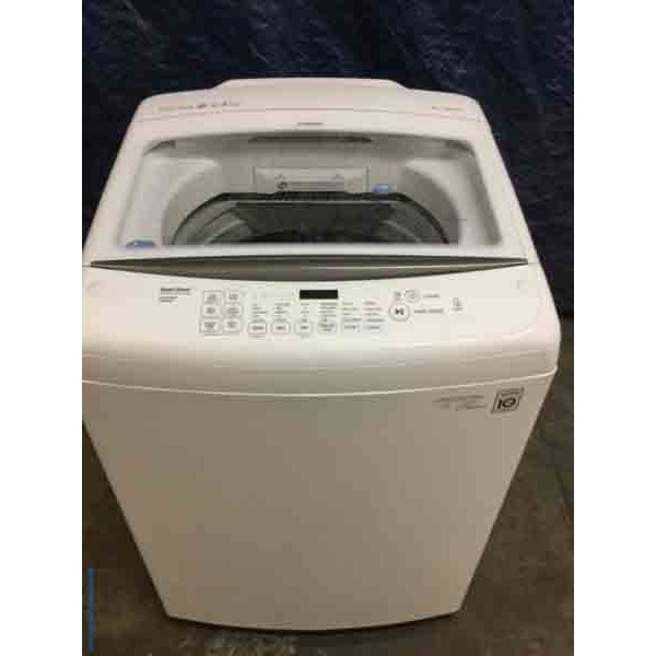 New LG 4.5 Cu. Ft. Top-Load Washing Machine, Direct-Drive in White, 1-Year Warranty!