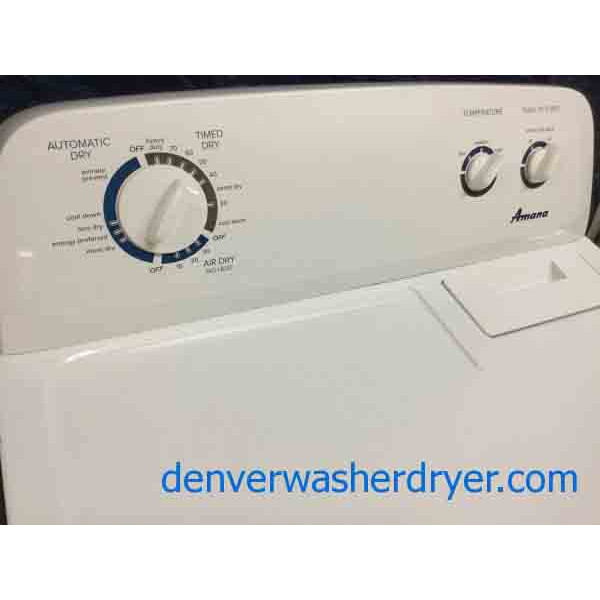 Amazing Amana Washer Dryer Set, Full-Sized, Electric, 1-Year Warranty