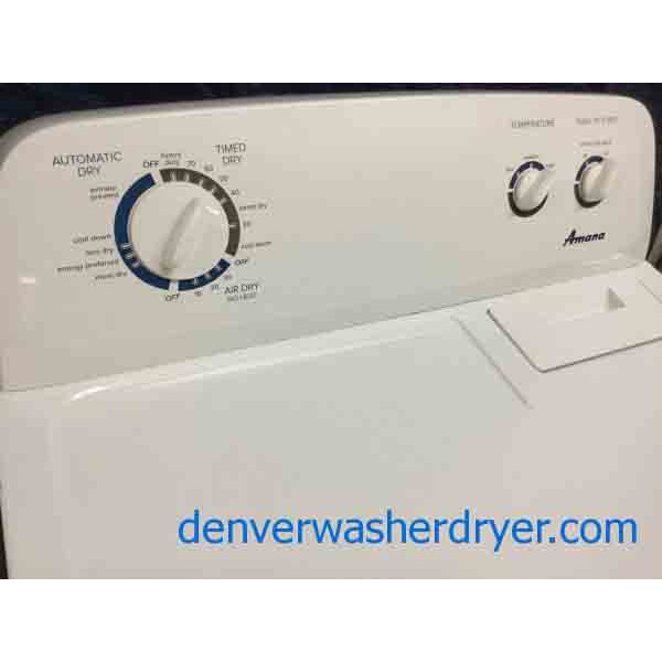 Amazing Amana Washer Dryer Set, FullSized, Electric, 1Year Warranty