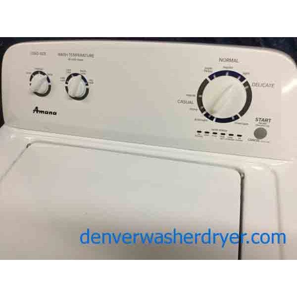Amazing Amana Washer Dryer Set, FullSized, Electric, 1Year Warranty
