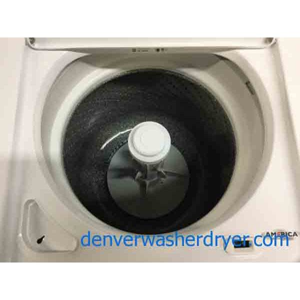 Full-Sized Admiral Washing Machine, Agitator, Clean and Good-Working, 1-Year Warranty