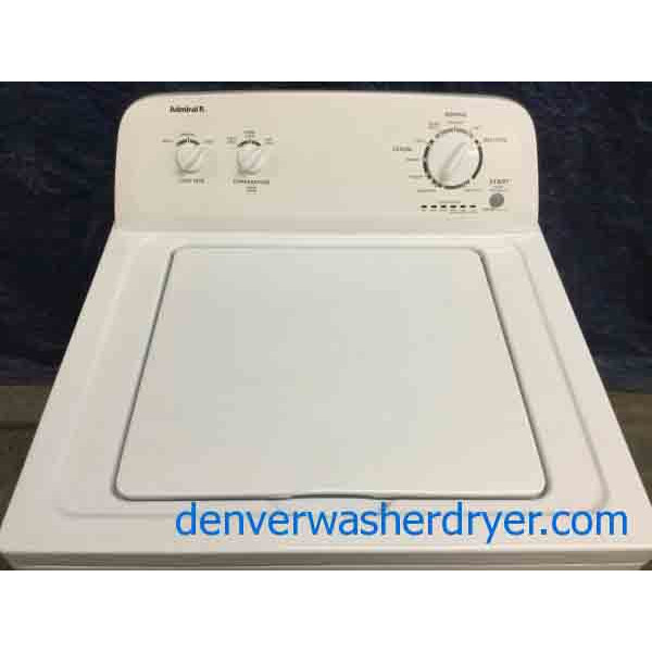 Full Sized Admiral(Maytag) Washing Machine AND Whirlpool SS Dishwasher