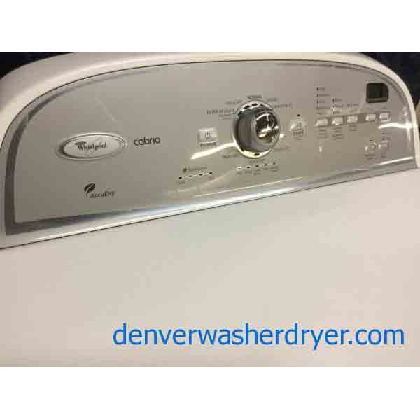 Modern Whirlpool Electric Dryer, 27″ Wide, AccuDry Sensor Drying, 1-Year Warranty!