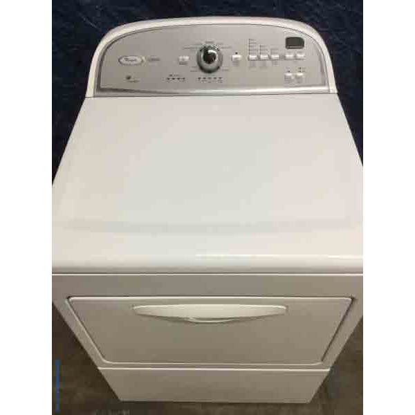 Modern Whirlpool Electric Dryer, 27" Wide, AccuDry Sensor Drying, 1