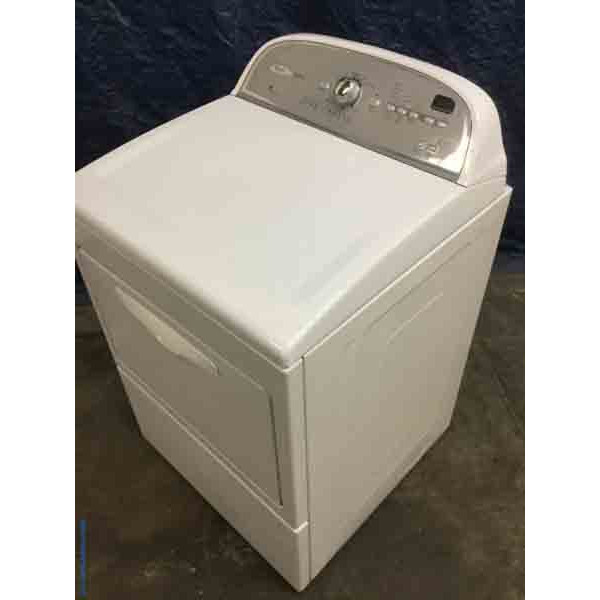 Modern Whirlpool Electric Dryer, 27" Wide, AccuDry Sensor Drying, 1
