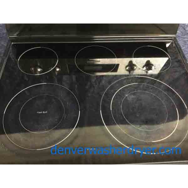 Used Stainless Samsung Range, GlassTop, Electric, 1Year Warranty