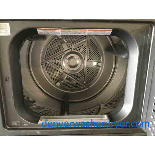 Brand-New Frigidaire Stackable(Unitized) Laundry Center, Electric, Titanium Color, Energy Star, 1-Year Warranty