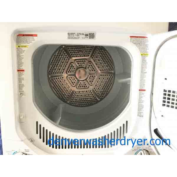 Newer Model 24" Wide Stackable(Unitized) GE Laundry Center, Electric, 1