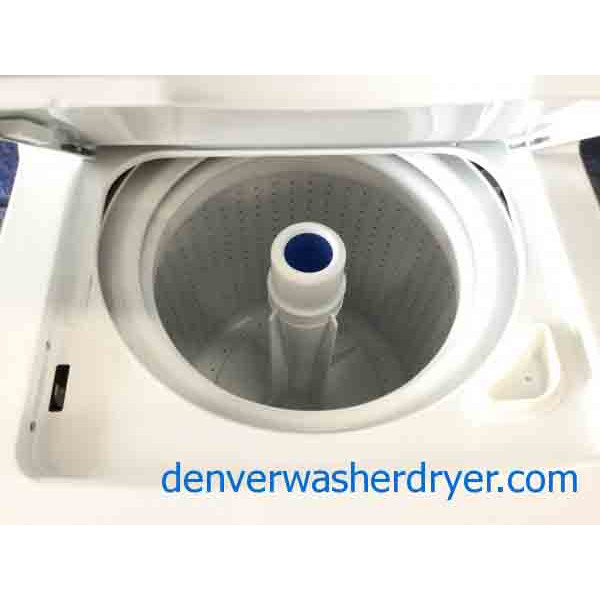 Newer Model 24" Wide Stackable(Unitized) GE Laundry Center, Electric, 1