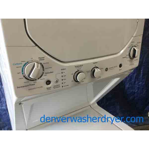 Newer Model 24" Wide Stackable(Unitized) GE Laundry Center, Electric, 1