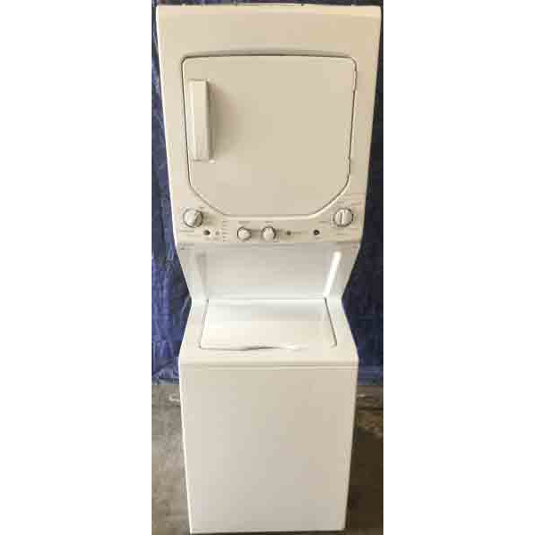 Newer Model 24" Wide Stackable(Unitized) GE Laundry Center, Electric, 1