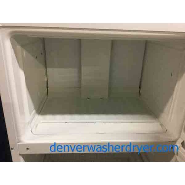 MERRY CHRISTMAS!!!!  Discount Refrigerator, 14 Cu. Ft., White, Hotpoint(GE), 1-Year Warranty!