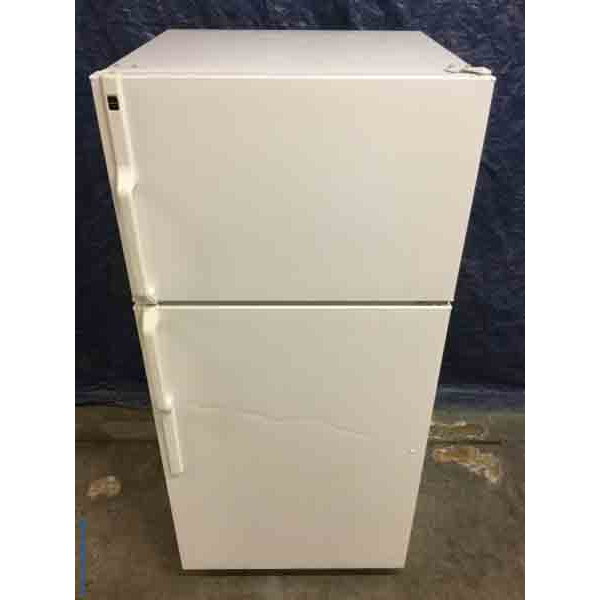 MERRY CHRISTMAS!!!!  Discount Refrigerator, 14 Cu. Ft., White, Hotpoint(GE), 1-Year Warranty!