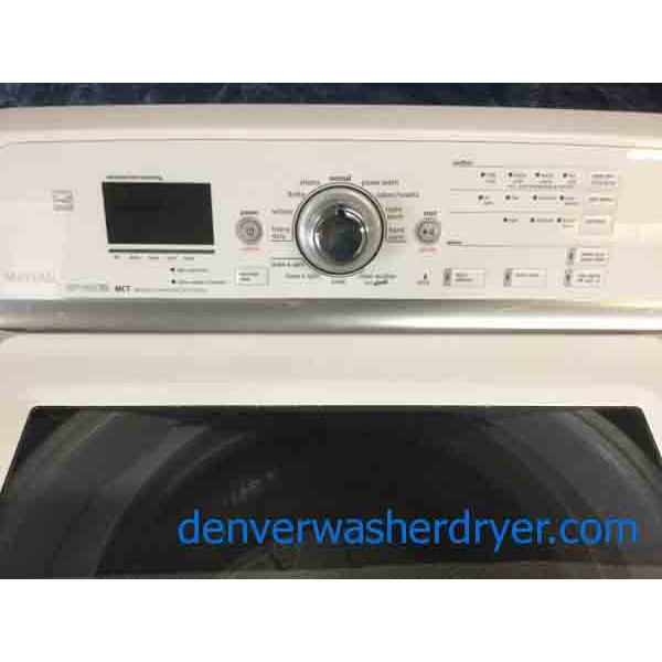 High-End Maytag Bravos Set, Direct-Drive, Electric Steam Dryer, 1-Year Warranty!