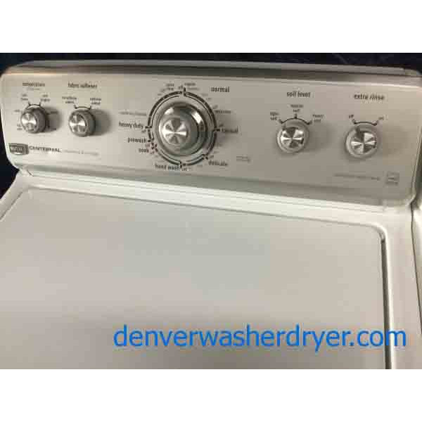HeavyDuty Maytag DirectDrive Washer, Electric Dryer, Energy Star