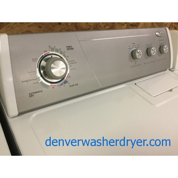Whirlpool 29″ Quality Refurbished Electric Dryer, 1-Year Warranty