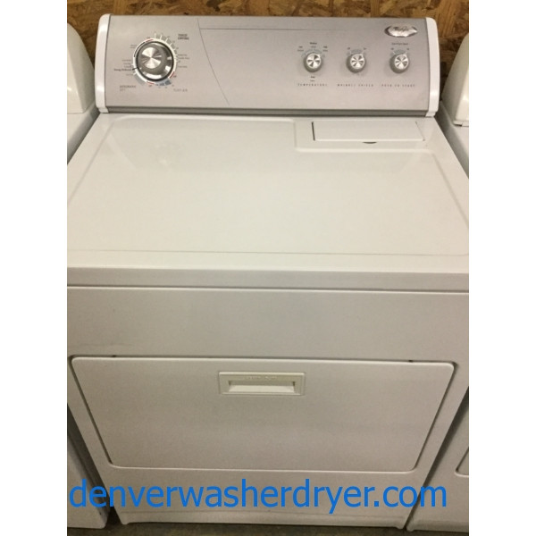 Whirlpool 29" Quality Refurbished Electric Dryer, 1Year Warranty