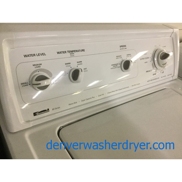 Best Washer Ever Made! 27″ Heavy-Duty Kenmore 80-Series Top-Load Direct-Drive (3.8 Cu. Ft.) Washer w/Agitator, 1-Year Warranty
