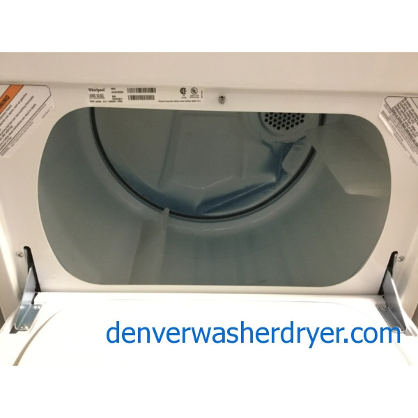Superb Whirlpool Direct-Drive Washing Machine, Electric Dryer, Full-Sized, Quality Refurbished, 1-Year Warranty