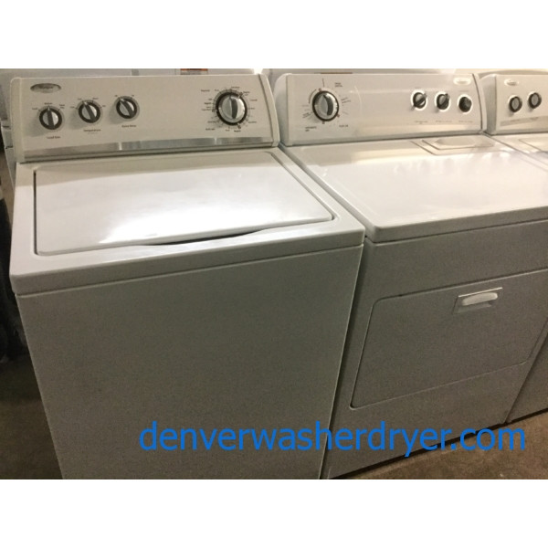 Superb Whirlpool Direct-Drive Washing Machine, Electric Dryer, Full-Sized, Quality Refurbished, 1-Year Warranty