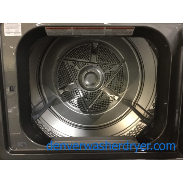 BRANDNEW 27" Frigidaire Stacked HE Washer & Electric Dryer (Unitized