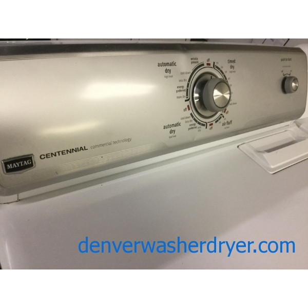 Marvelous Maytag Centennial Washer with Agitator, Commercial Technology, Refurbished With Care, 1-Year Warranty