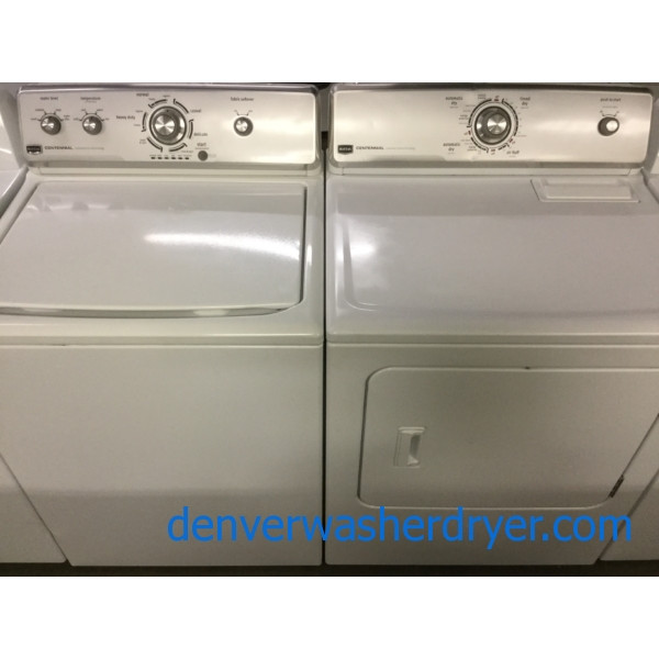 Marvelous Maytag Centennial Washer with Agitator, Commercial Technology