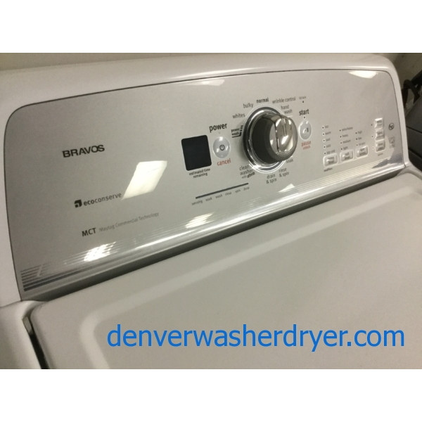 Maytag Bravos Washing Machine, Top-Load, Energy-Star, HE, Commercial Technology, Quality Refurbished, 1-Year Warranty!