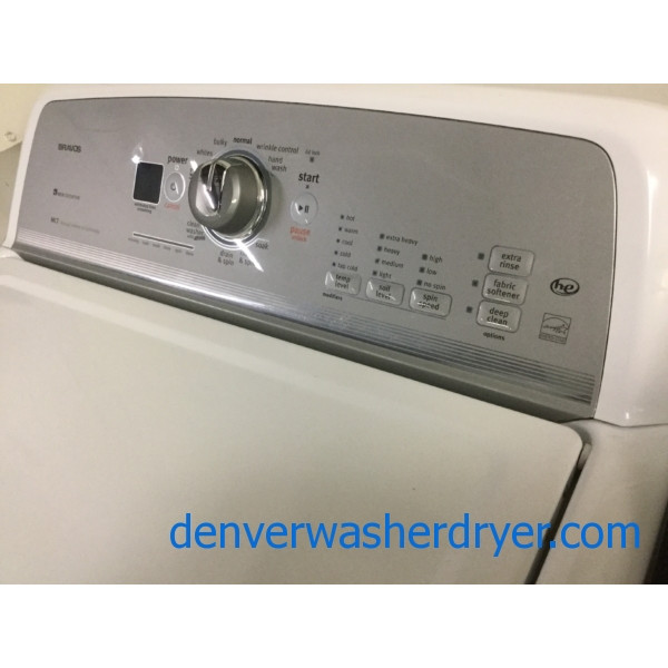 Maytag Bravos Washing Machine, Top-Load, Energy-Star, HE, Commercial Technology, Quality Refurbished, 1-Year Warranty!