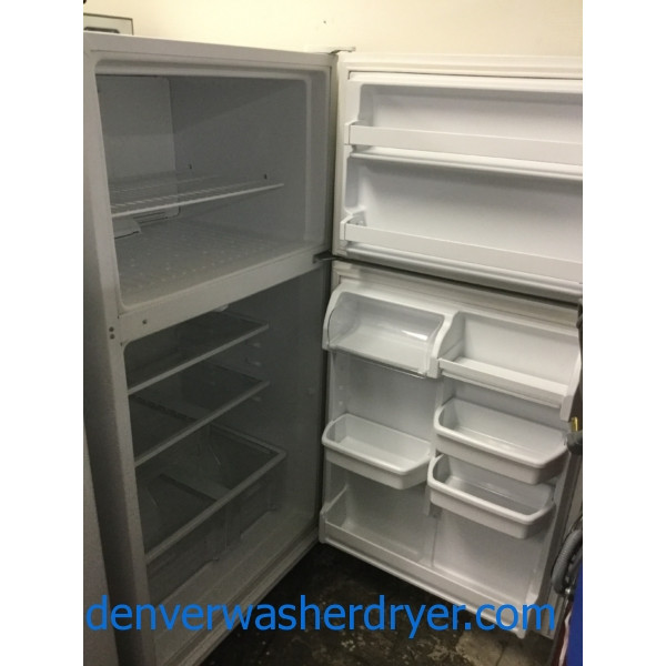 21 cu. ft. Kenmore Refrigerator in White, Top-Mount, Clean, Perfectly Working, 1-Year Warranty!