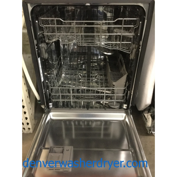 NEW! Maytag 24" BuiltIn Dishwasher, White, FrontControl, Stainless