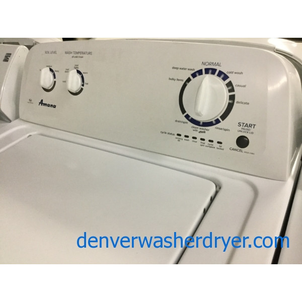 Amazing Amana (Maytag) Washer Dryer Set, Electric, Quaility Refurbished, 1-Year Warranty!