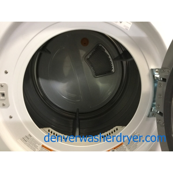 FrontLoad LG Washer/Dryer Set, Stackable, Electric, Steam/Sanitary