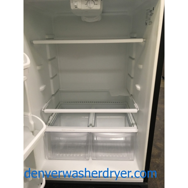 Stunning Stainless Refrigerator, Kenmore, Top-Mount, 18 Cu. Ft., Clean, Cold, Perfect