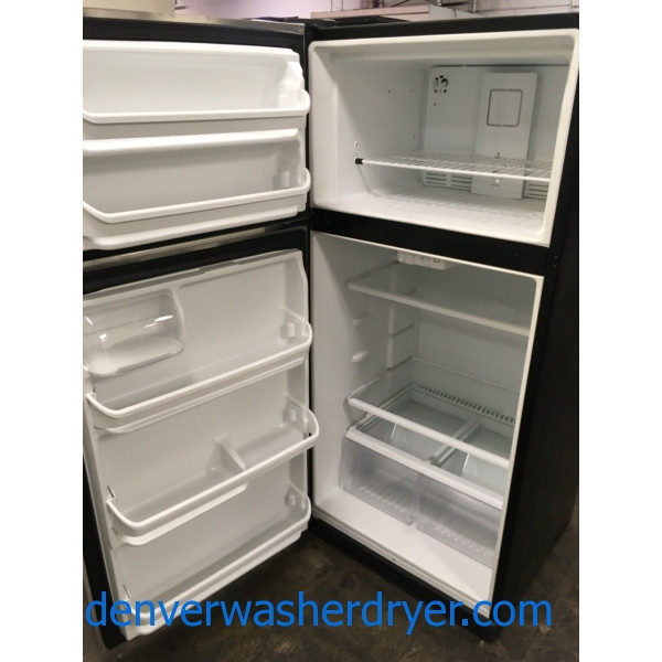 Stunning Stainless Refrigerator, Kenmore, Top-Mount, 18 Cu. Ft., Clean, Cold, Perfect