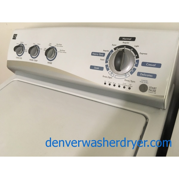 Kenmore Top-Load Washing Machine, Full-Sized, w/Agitator, 1-Year Warranty!
