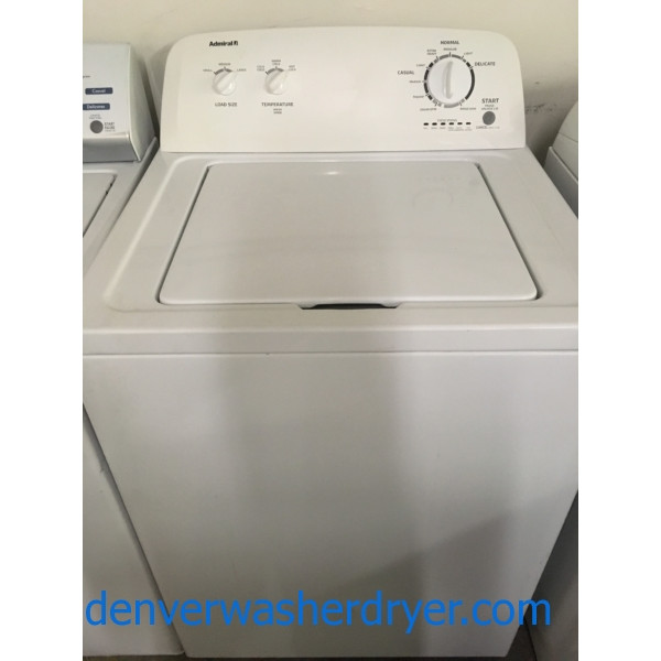 Adorable Admiral (Maytag) Washing Machine, Top-Load, Full-Sized, Good Working, 1-Year Warranty!