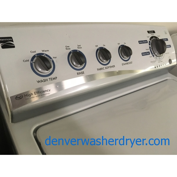 Quality Refurbished Kenmore HE Top-Load Washer, 1-Year Warranty